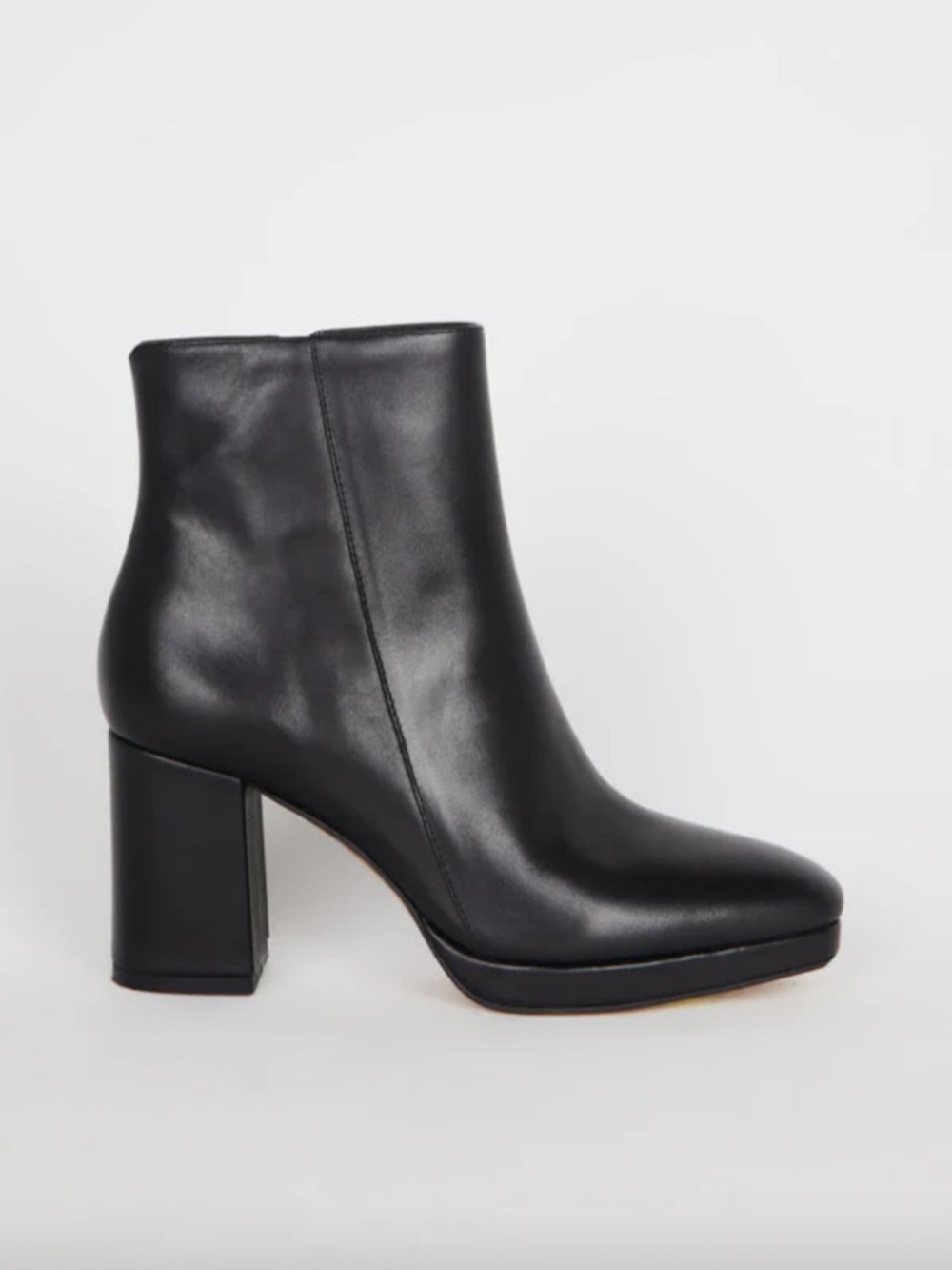 LEATHER ANKLE BOOTS